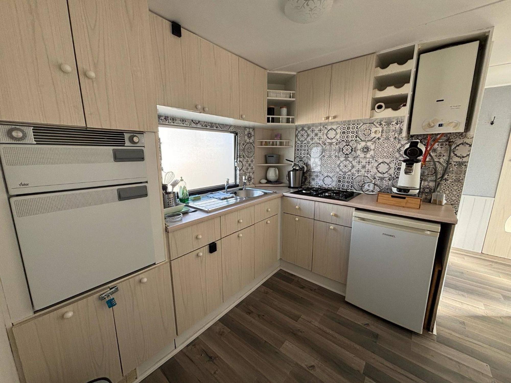 Mobile Home Au Camping New Vennepark Harendijk Eksteriør billede